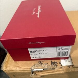Salvatore Ferragamo Magnifico Red Loafers
